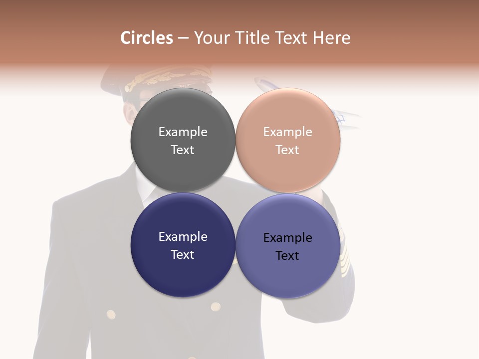 Looking Uniforms Pilot PowerPoint Template