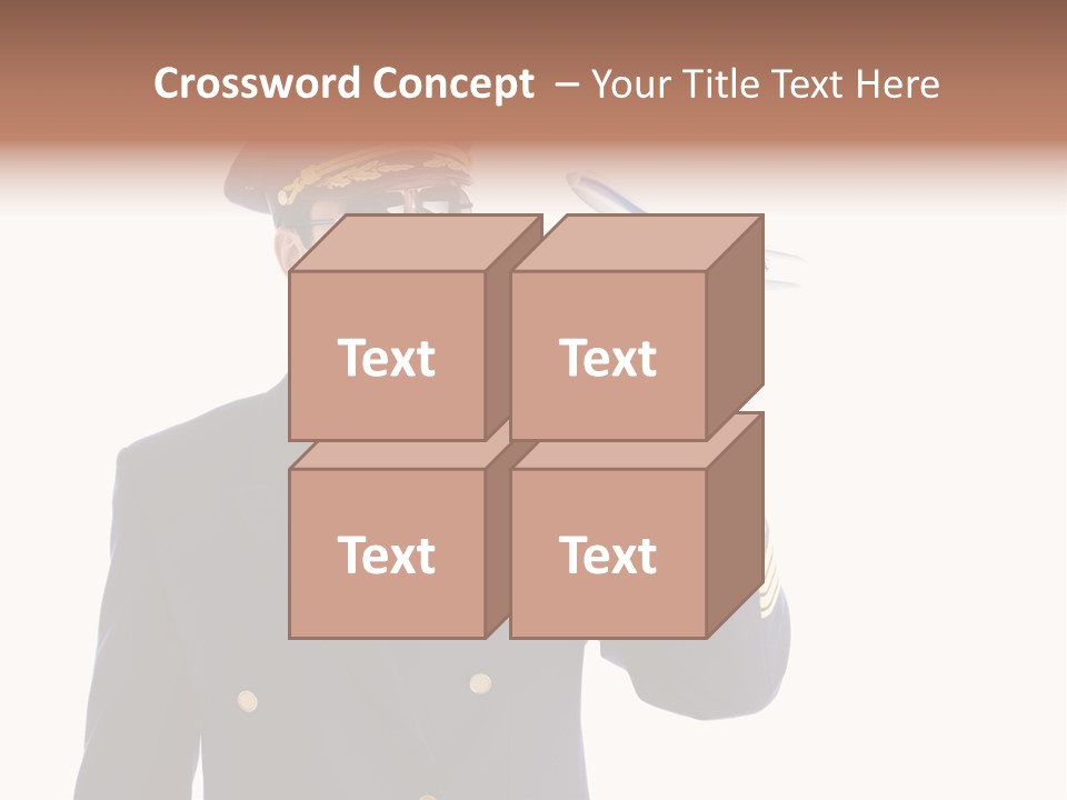 Looking Uniforms Pilot PowerPoint Template