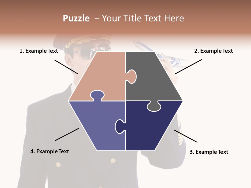 Looking Uniforms Pilot PowerPoint Template