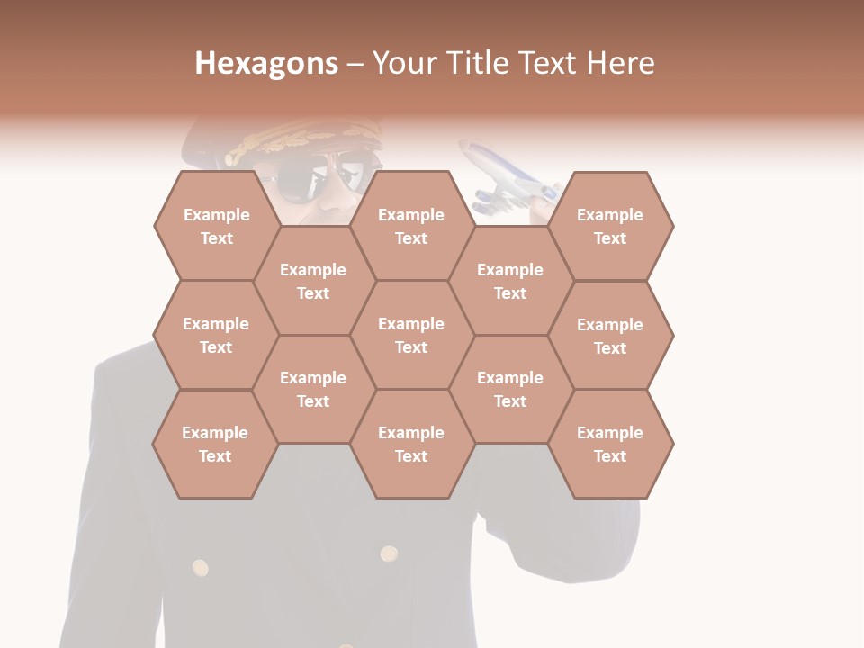 Looking Uniforms Pilot PowerPoint Template
