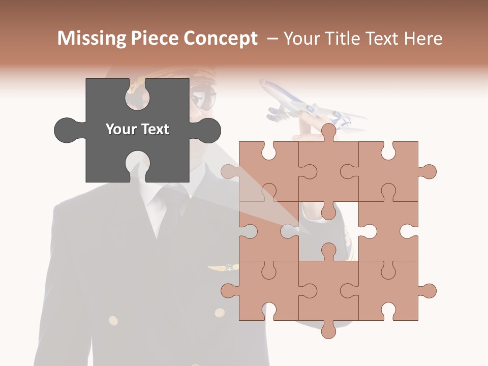 Looking Uniforms Pilot PowerPoint Template