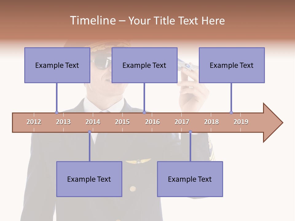 Looking Uniforms Pilot PowerPoint Template