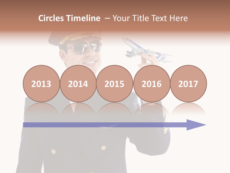 Looking Uniforms Pilot PowerPoint Template