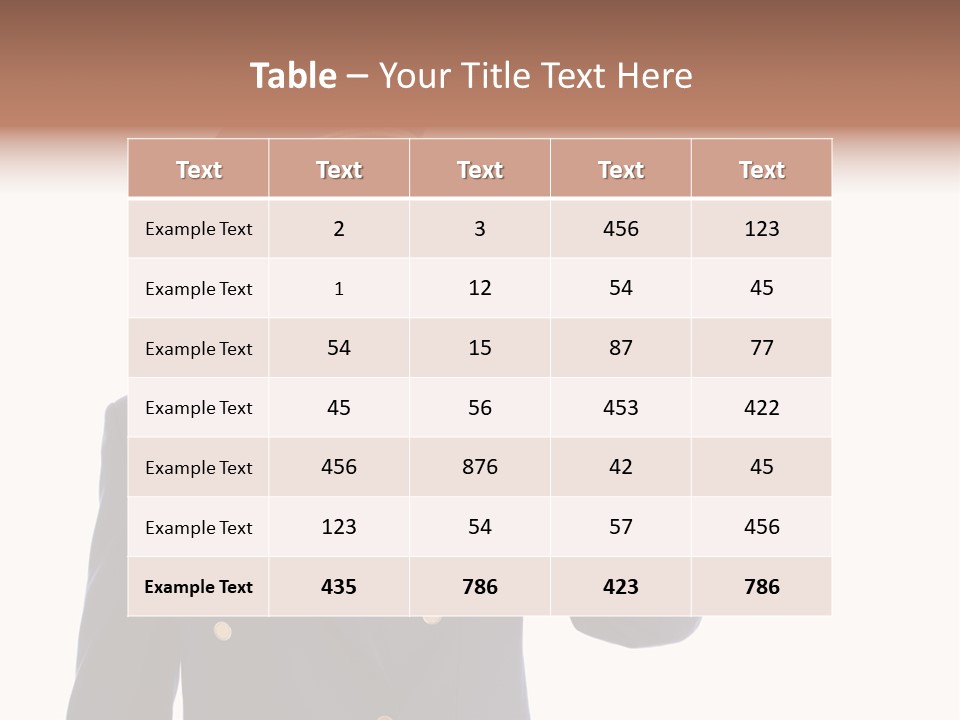 Looking Uniforms Pilot PowerPoint Template