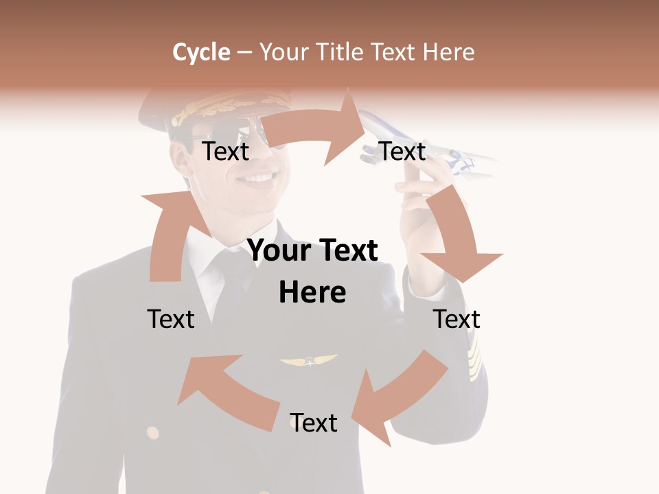 Looking Uniforms Pilot PowerPoint Template