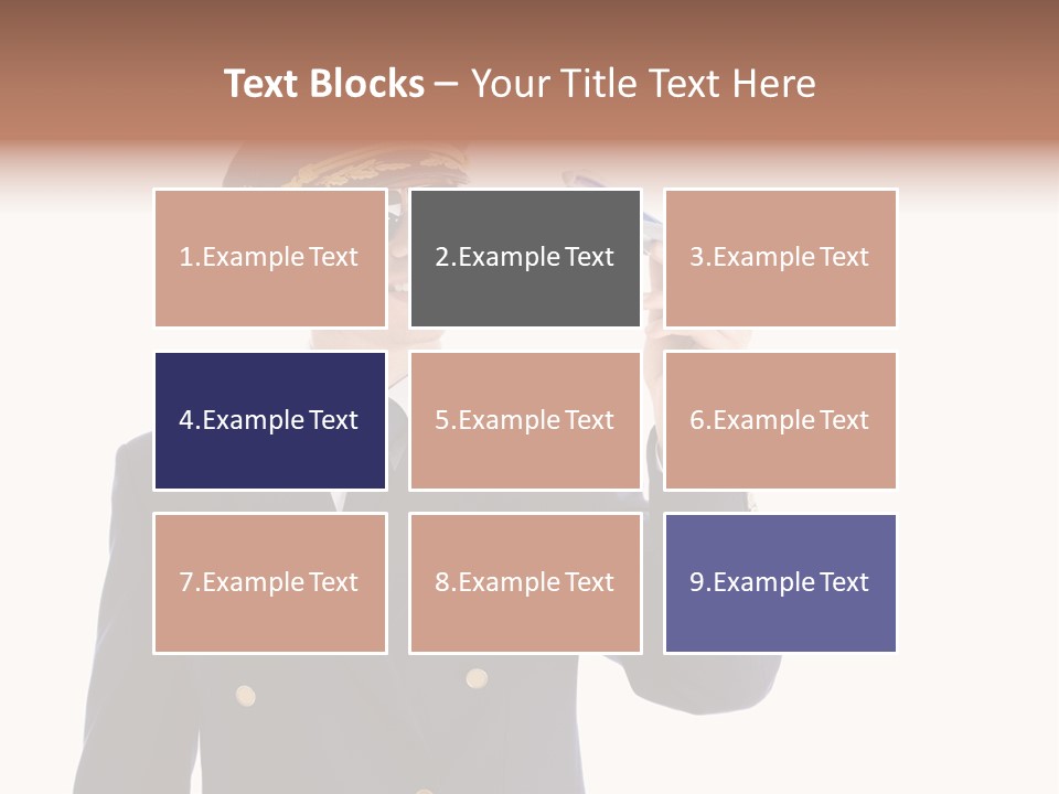 Looking Uniforms Pilot PowerPoint Template