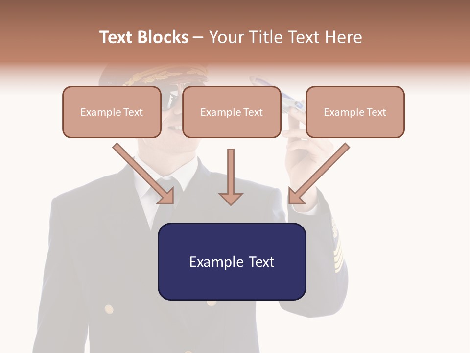 Looking Uniforms Pilot PowerPoint Template
