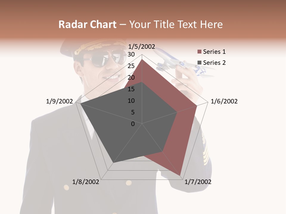 Looking Uniforms Pilot PowerPoint Template