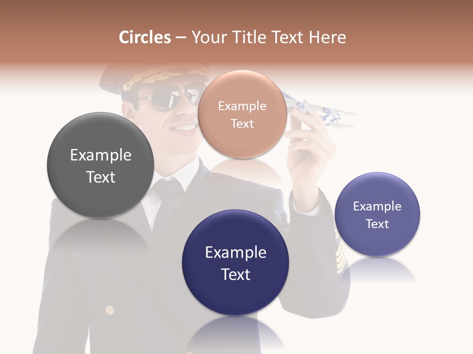 Looking Uniforms Pilot PowerPoint Template