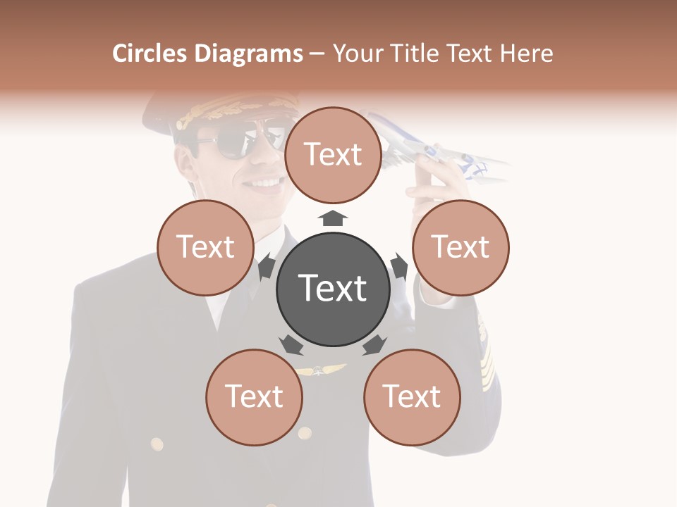 Looking Uniforms Pilot PowerPoint Template