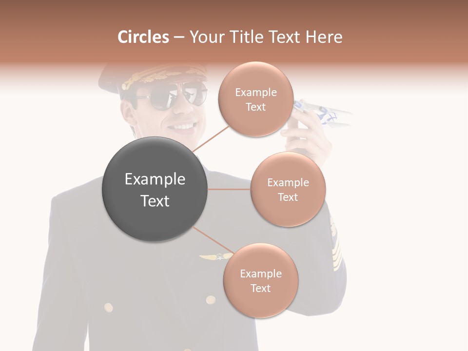 Looking Uniforms Pilot PowerPoint Template