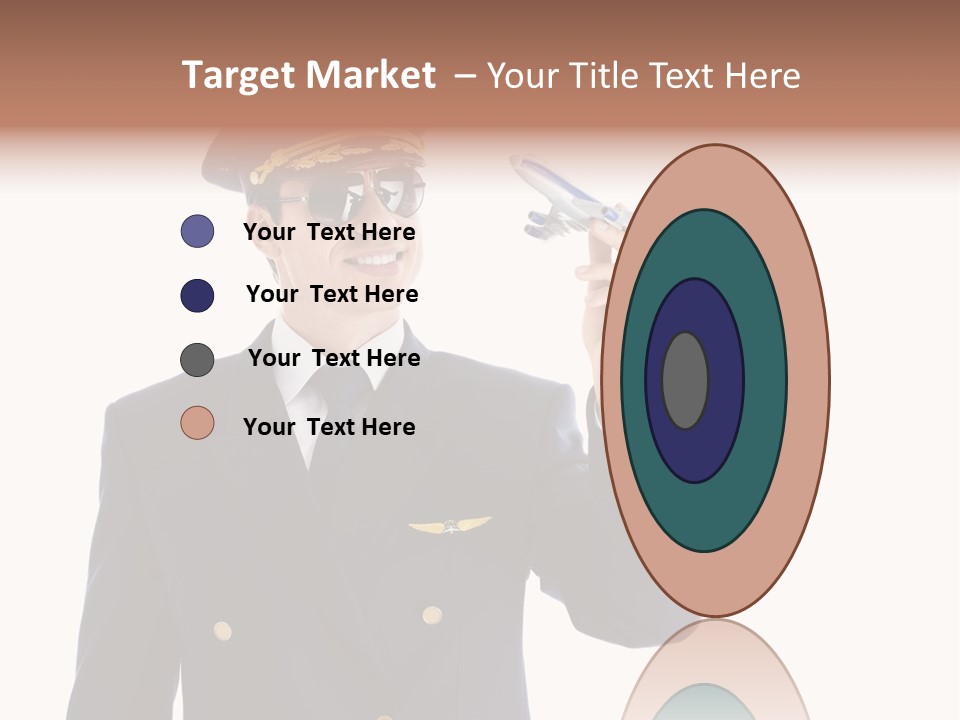 Looking Uniforms Pilot PowerPoint Template