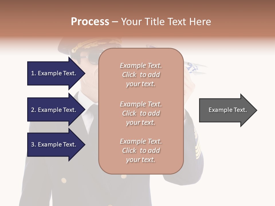 Looking Uniforms Pilot PowerPoint Template