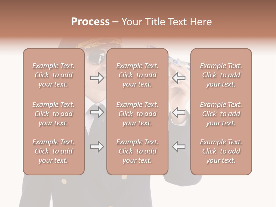 Looking Uniforms Pilot PowerPoint Template