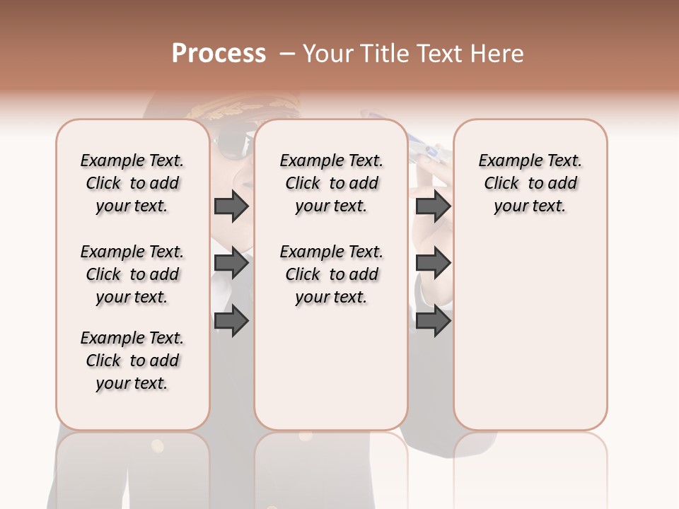 Looking Uniforms Pilot PowerPoint Template