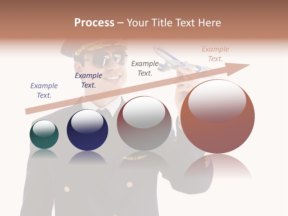 Looking Uniforms Pilot PowerPoint Template