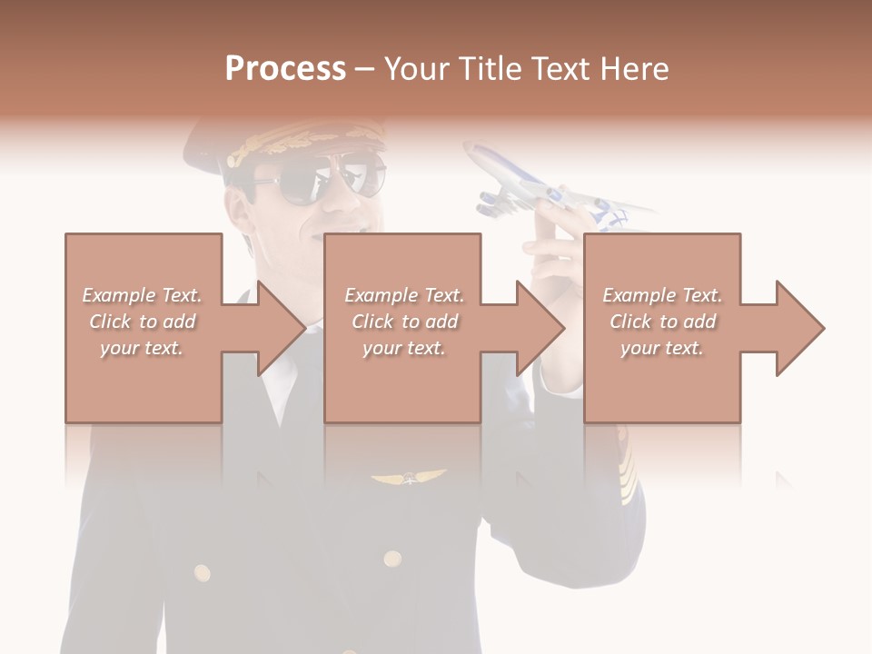 Looking Uniforms Pilot PowerPoint Template