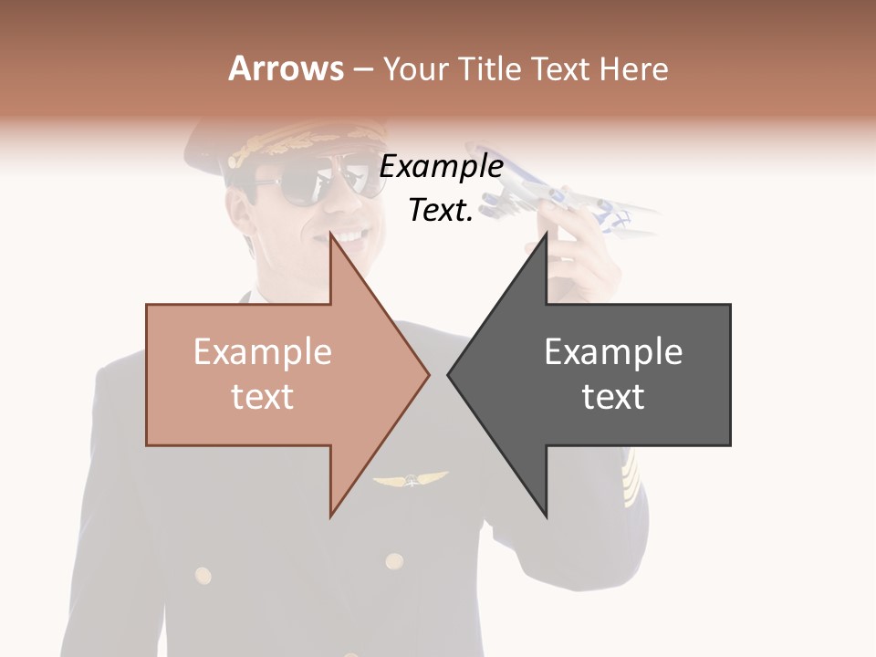 Looking Uniforms Pilot PowerPoint Template