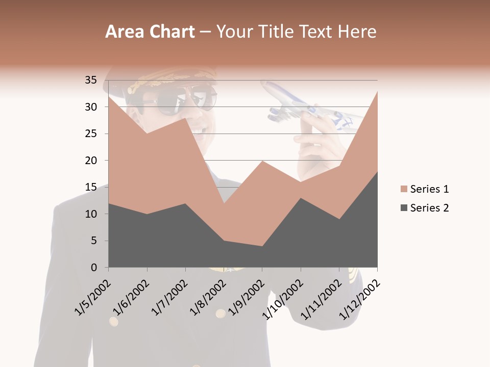 Looking Uniforms Pilot PowerPoint Template