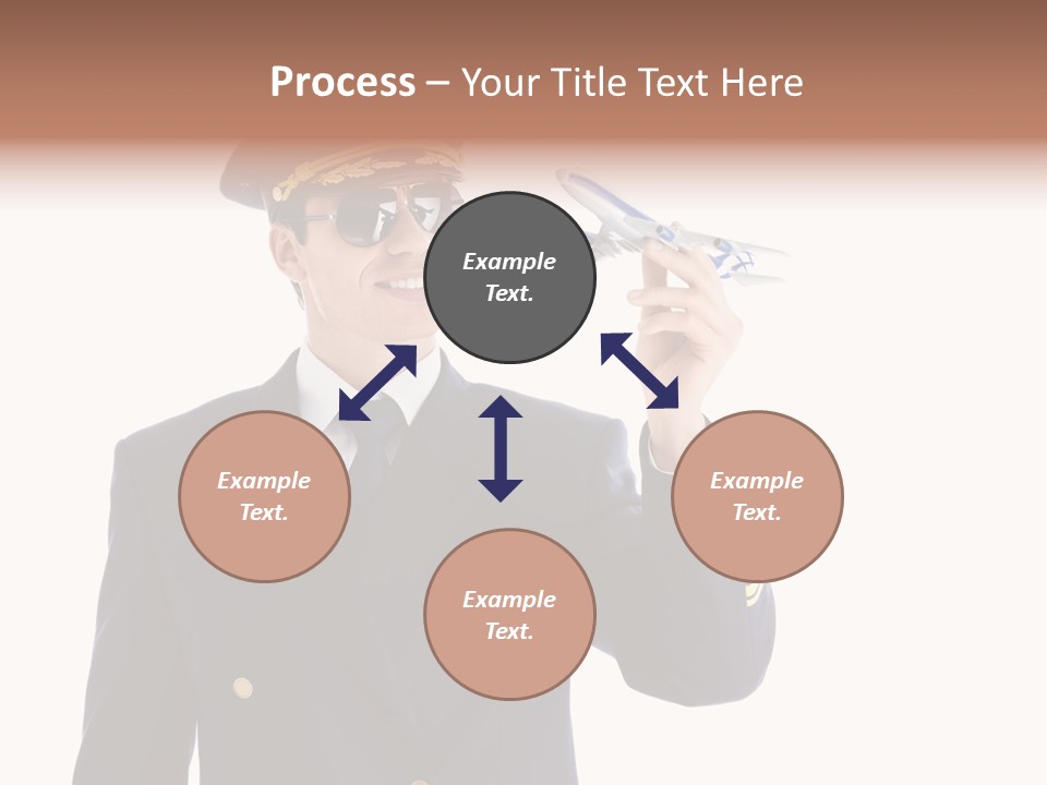 Looking Uniforms Pilot PowerPoint Template