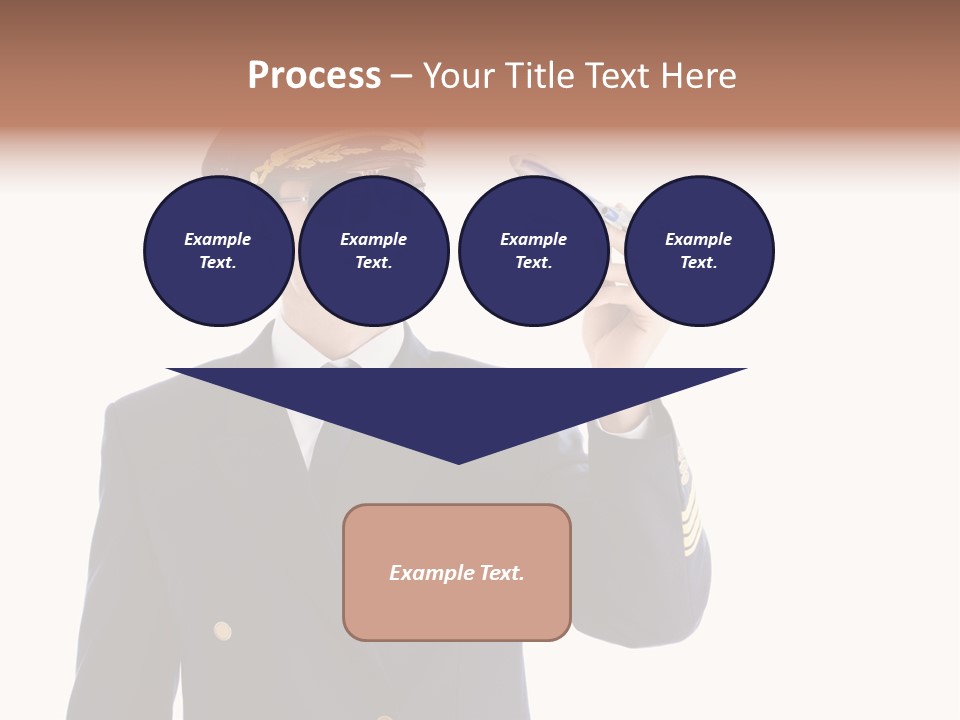 Looking Uniforms Pilot PowerPoint Template