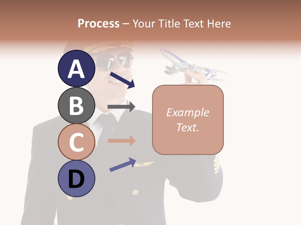 Looking Uniforms Pilot PowerPoint Template
