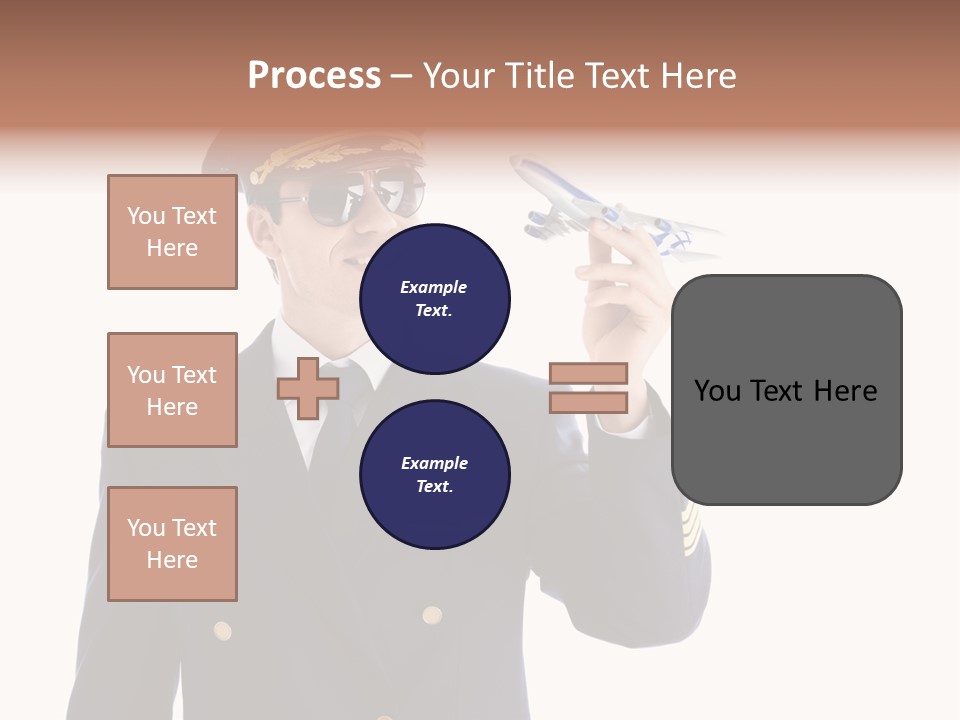 Looking Uniforms Pilot PowerPoint Template