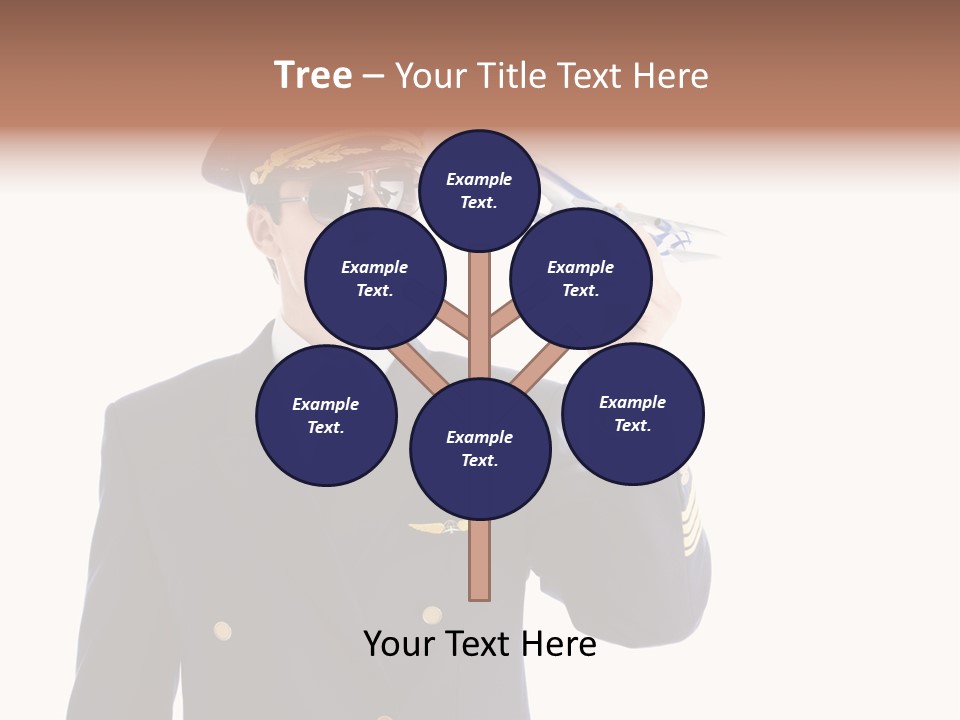 Looking Uniforms Pilot PowerPoint Template
