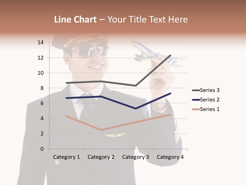 Looking Uniforms Pilot PowerPoint Template