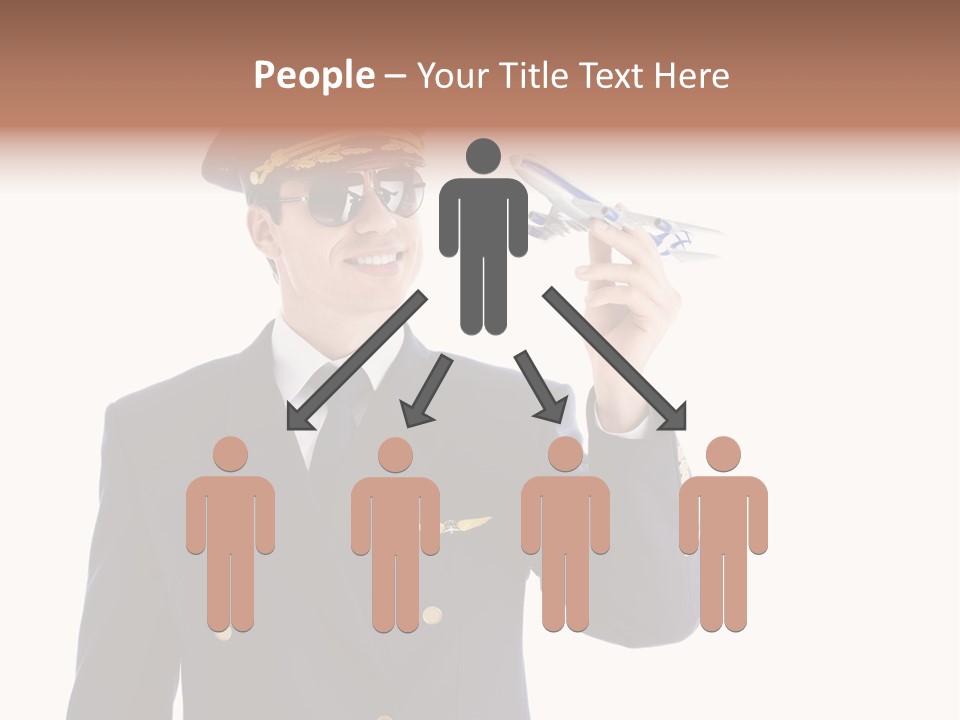 Looking Uniforms Pilot PowerPoint Template