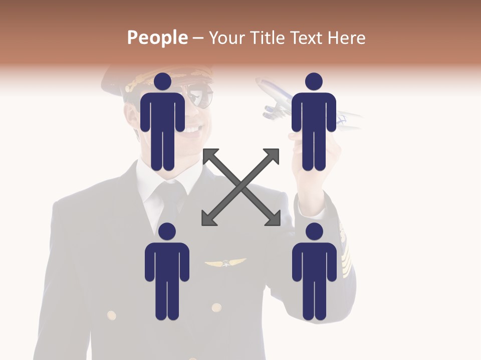 Looking Uniforms Pilot PowerPoint Template
