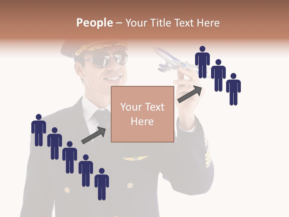 Looking Uniforms Pilot PowerPoint Template