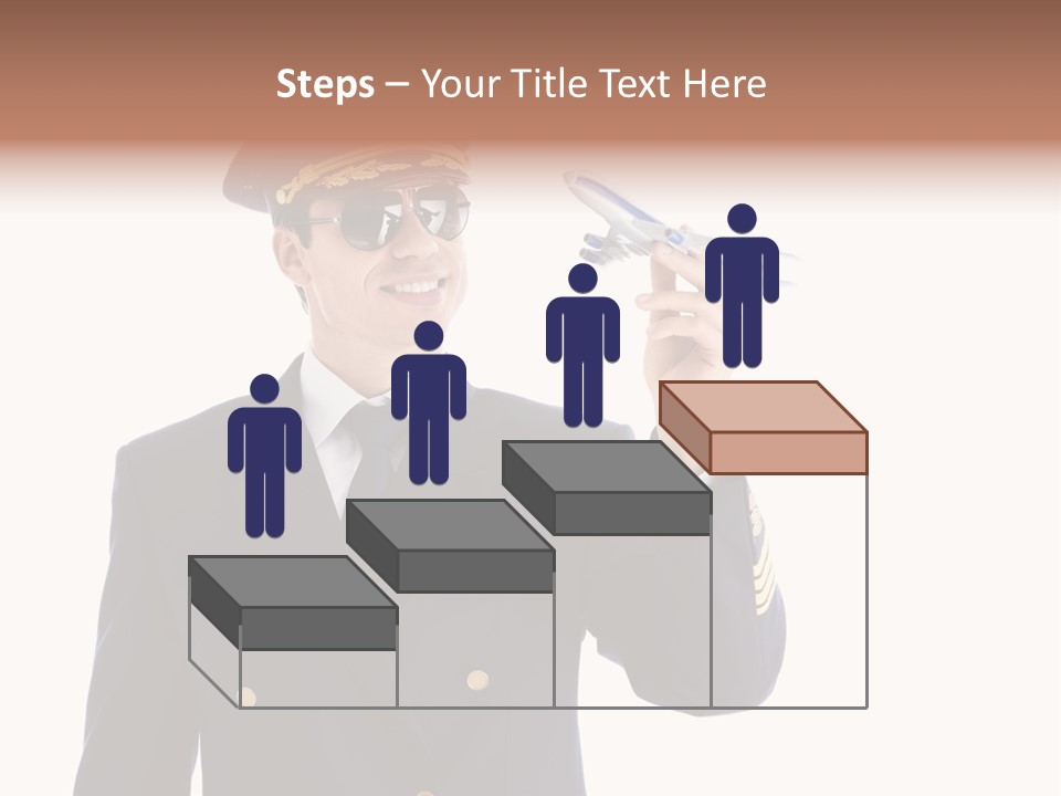 Looking Uniforms Pilot PowerPoint Template