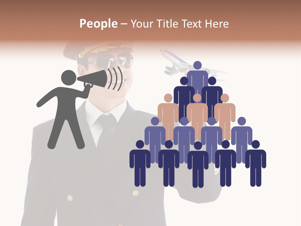 Looking Uniforms Pilot PowerPoint Template