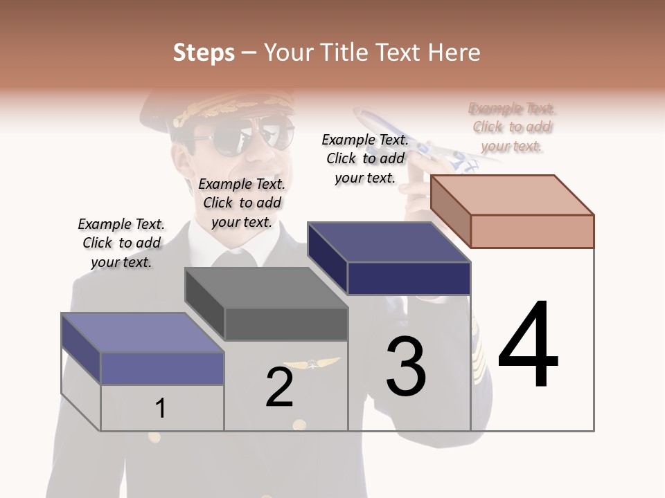 Looking Uniforms Pilot PowerPoint Template