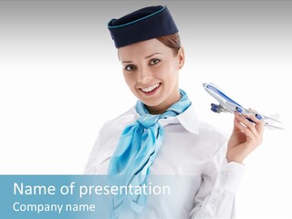 Profession Smiling Air PowerPoint Template