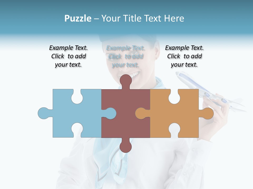 Profession Smiling Air PowerPoint Template