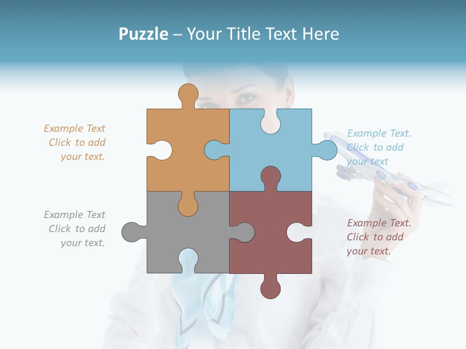 Profession Smiling Air PowerPoint Template