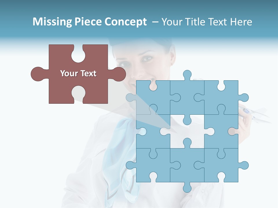 Profession Smiling Air PowerPoint Template