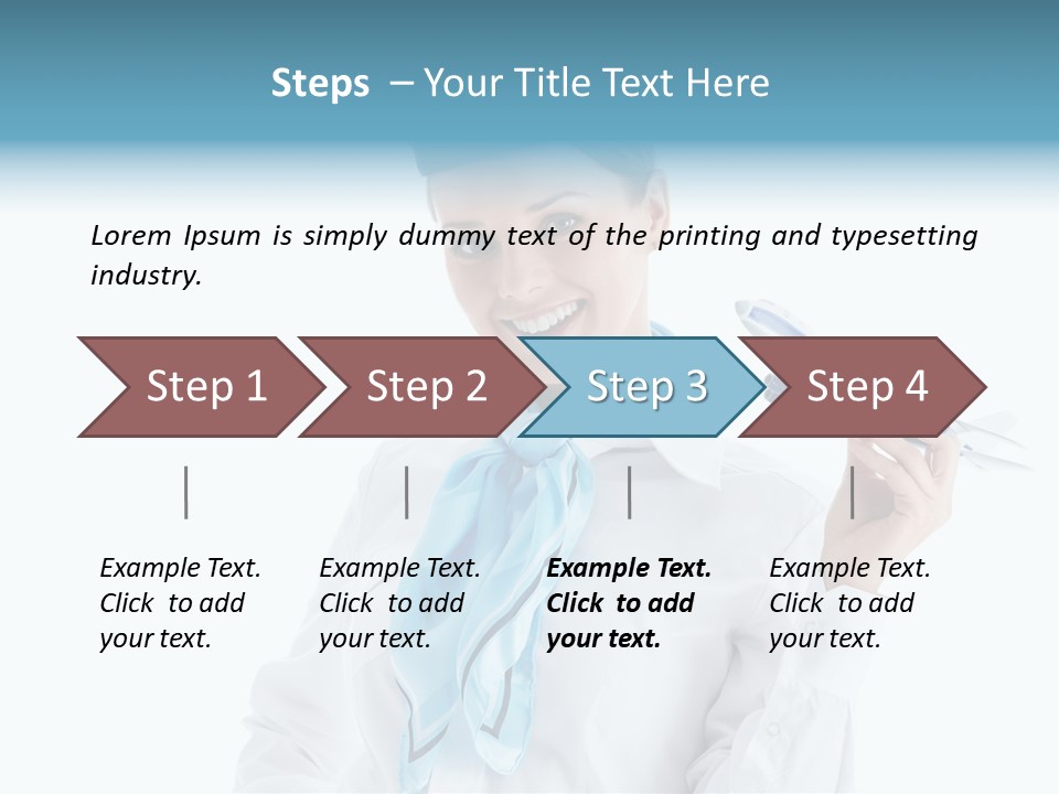 Profession Smiling Air PowerPoint Template