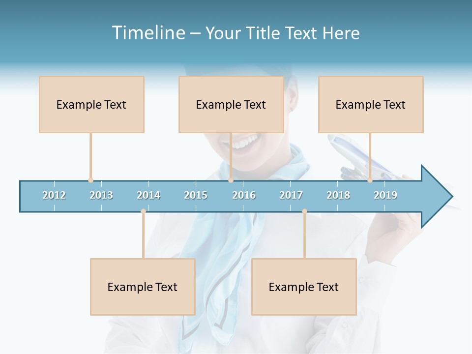 Profession Smiling Air PowerPoint Template