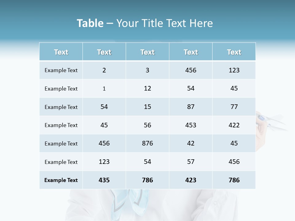 Profession Smiling Air PowerPoint Template