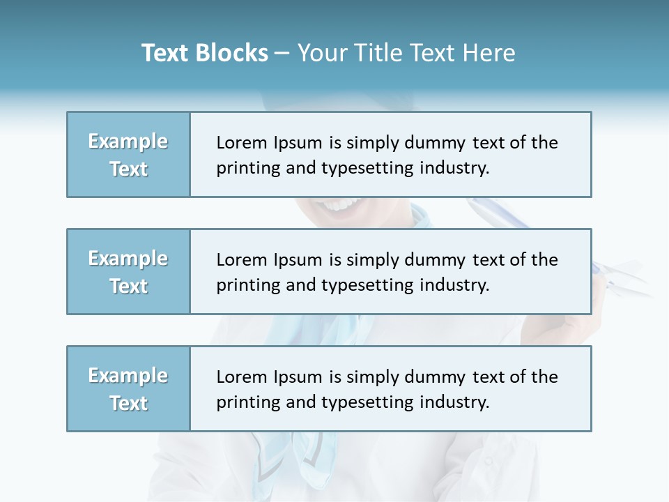 Profession Smiling Air PowerPoint Template