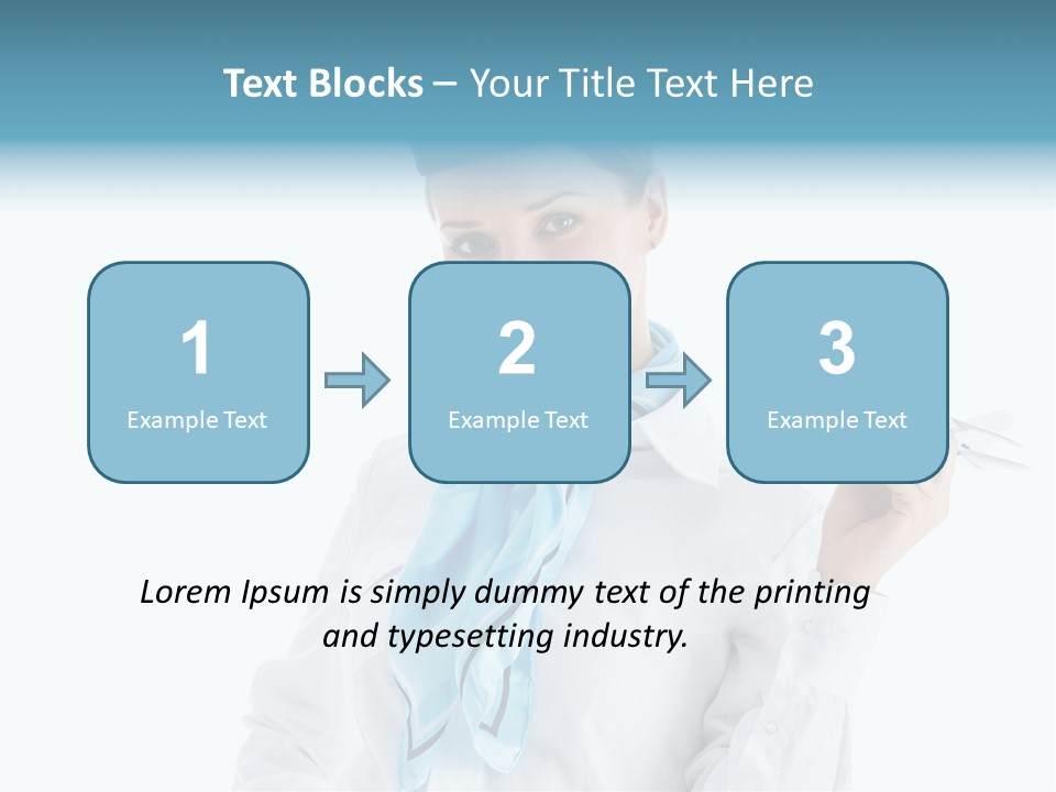 Profession Smiling Air PowerPoint Template