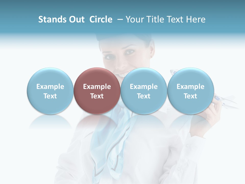 Profession Smiling Air PowerPoint Template