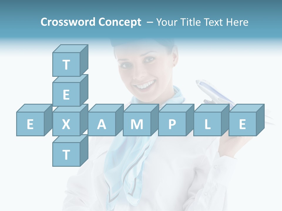 Profession Smiling Air PowerPoint Template