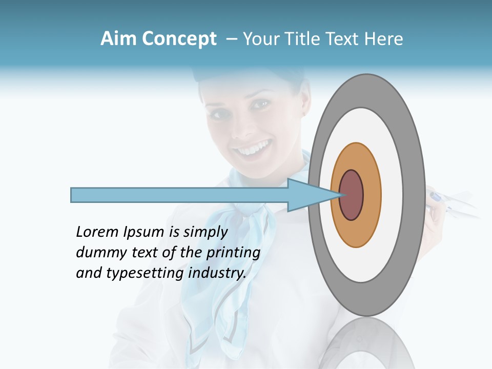 Profession Smiling Air PowerPoint Template