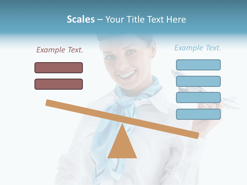 Profession Smiling Air PowerPoint Template