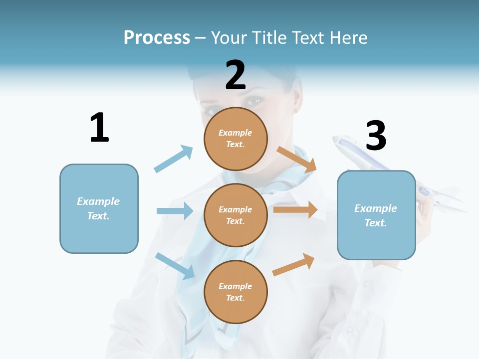 Profession Smiling Air PowerPoint Template