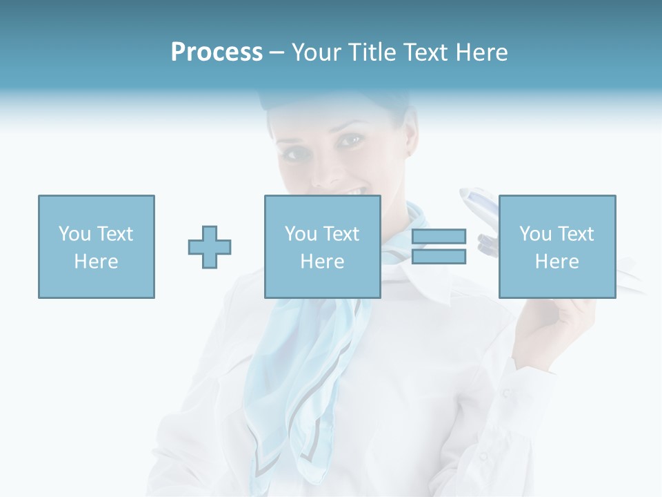 Profession Smiling Air PowerPoint Template
